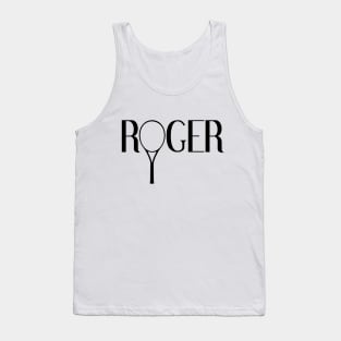 Roger Federer fan tennis racket Tank Top